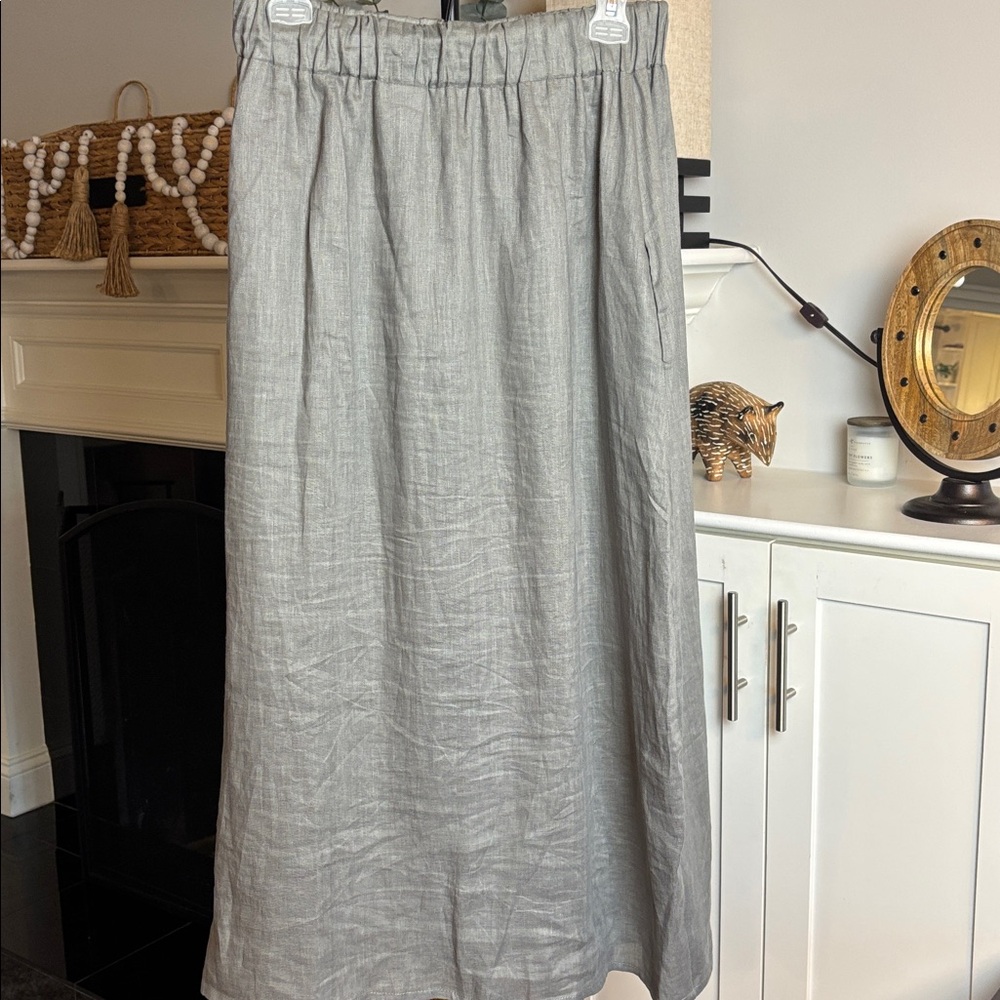 PLANET 100% linen Gray Women's Skirt. Size 3 - Picture 13 of 13